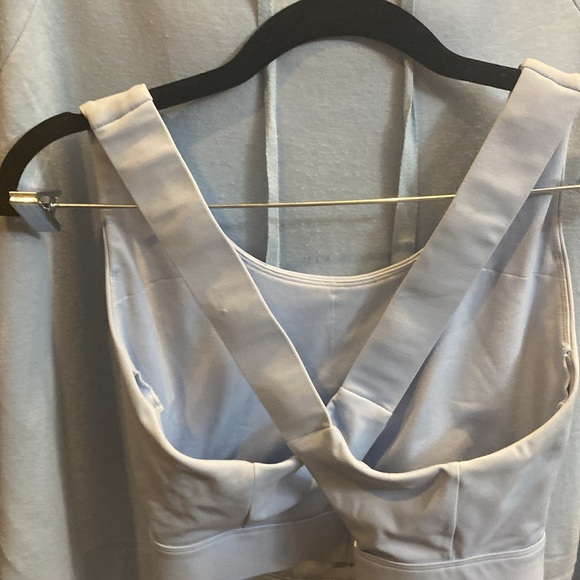 2 piece bundle, nimble sports bra, center of arm has small line of nylon - Picture 3 of 8